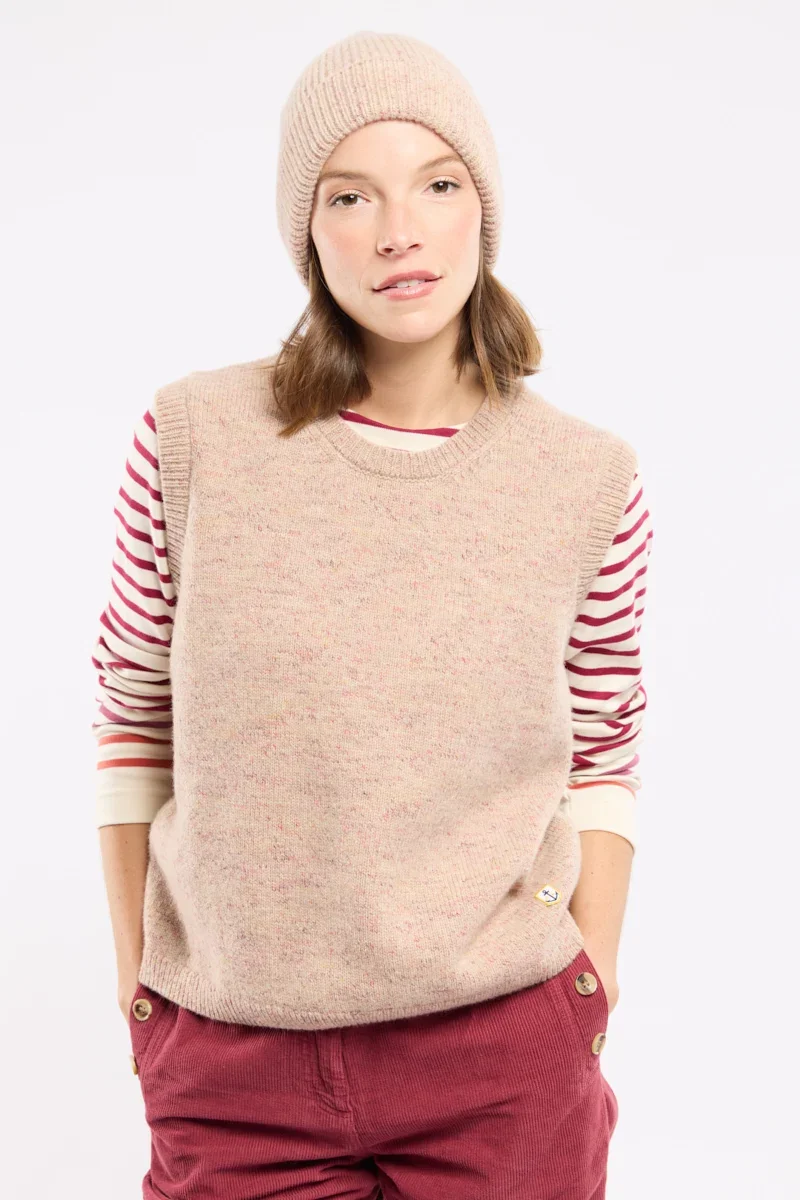 Excellent Pull sans manche Héritage – laine Official