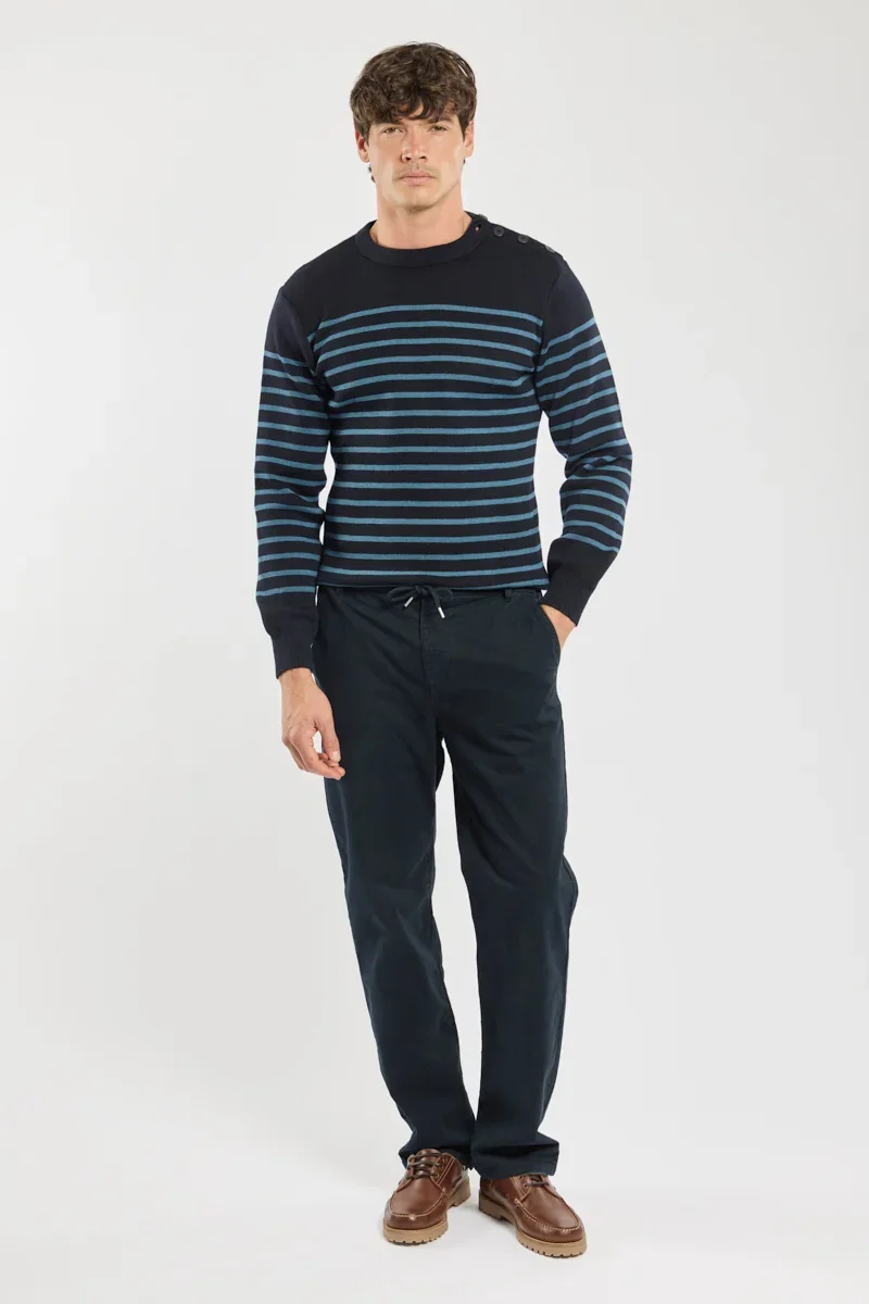 Sustainable Pantalon à taille élastiquée aux côtés Eco-Friendly