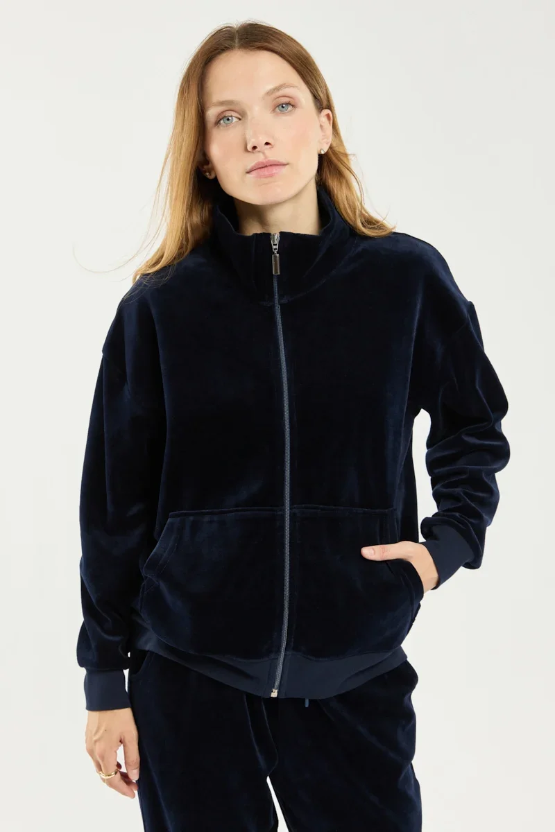 Exclusive Veste zippée velours – coton Quality