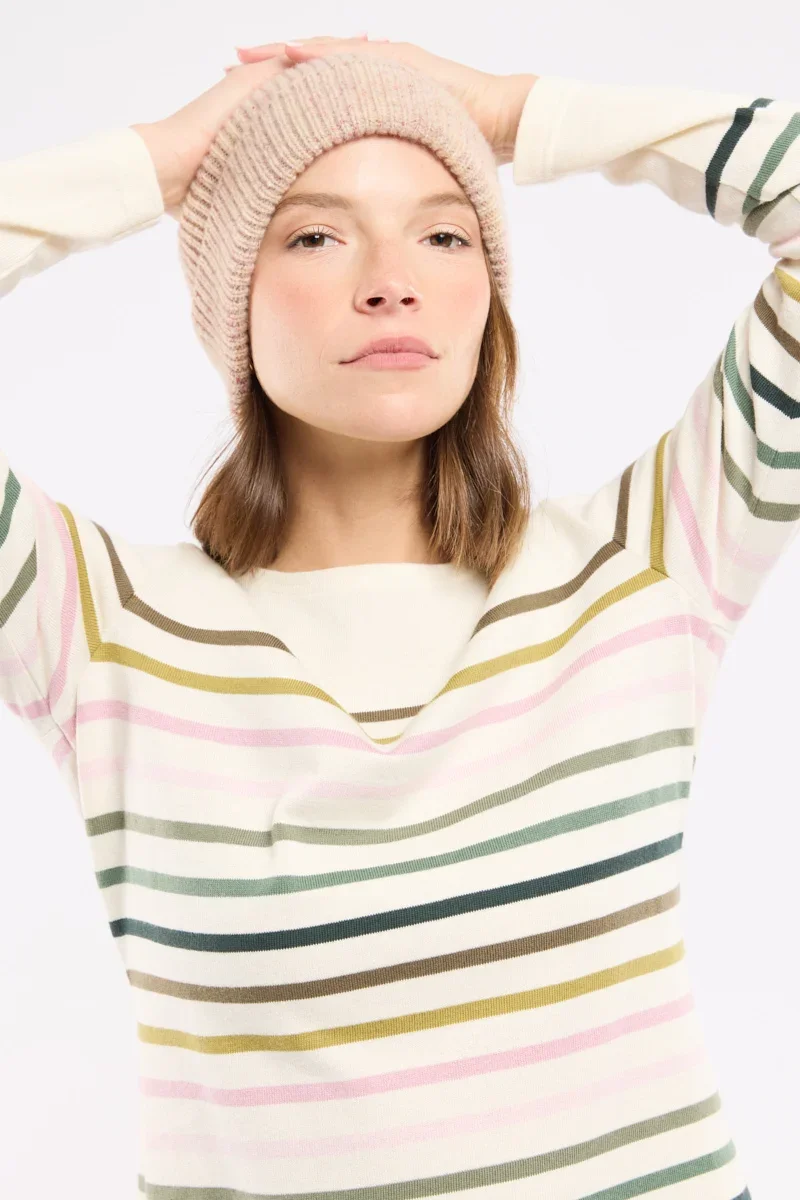 Refined Marinière 8 couleurs – coton rustique Organic