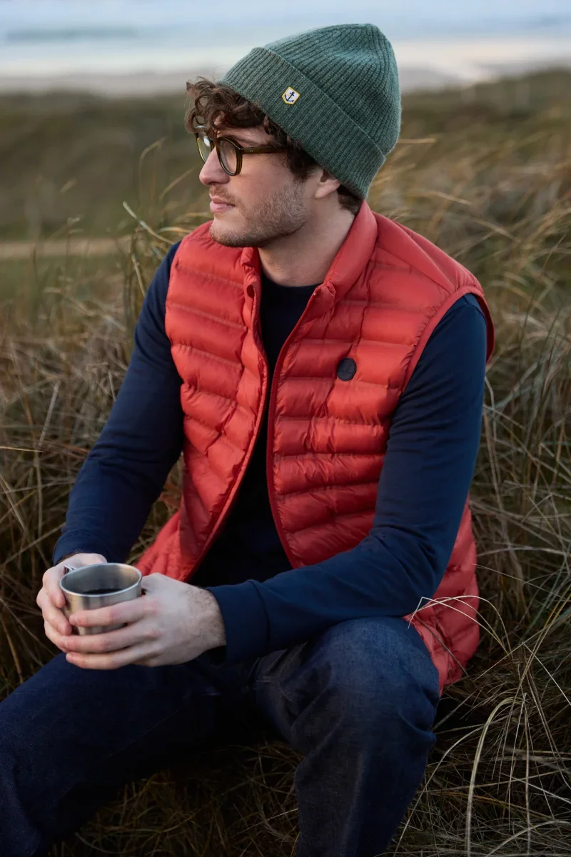 Comfortable Doudoune sans manche HORSBORD – polyamide recyclé Versatile