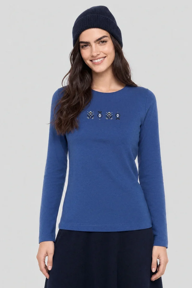 Long-Lasting T-shirt manches longues – coton léger Efficient