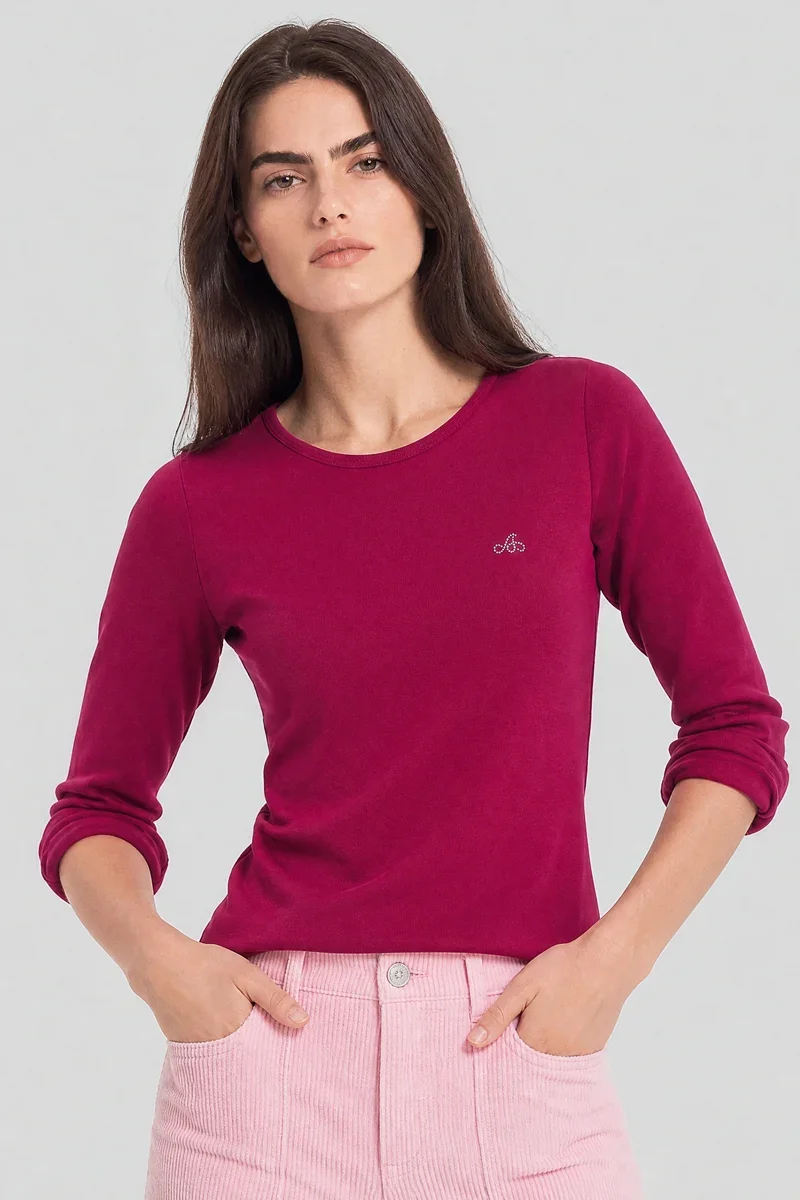 Long-Lasting T-shirt à manches longues – coton léger Crafted