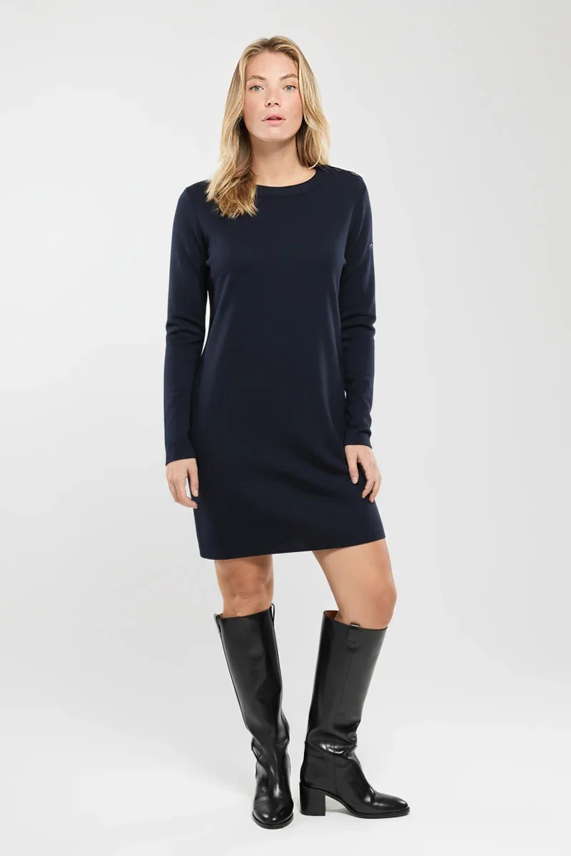 Practical Jumper dress – merino wool Long-Lasting