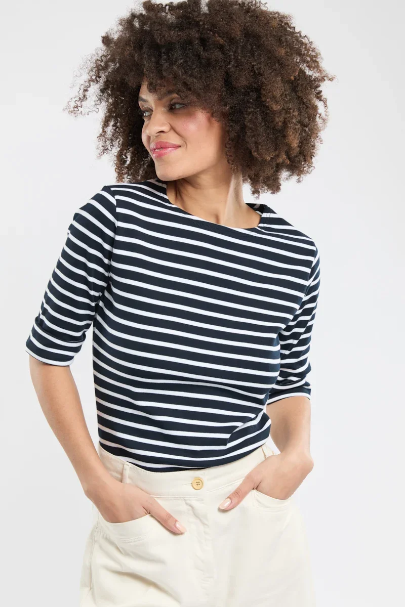 Exclusive Breton striped shirt – thick cotton High-End
