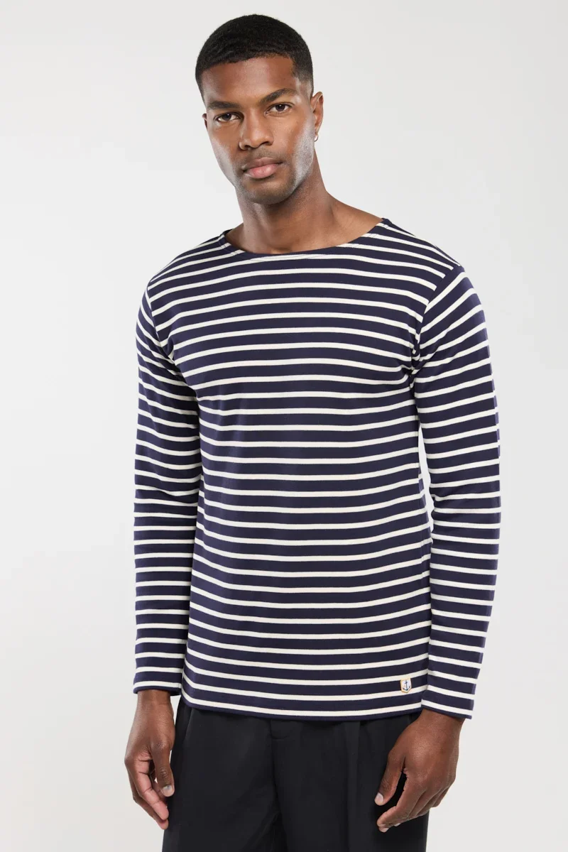 Exclusive Breton striped shirt – thick cotton Elegant