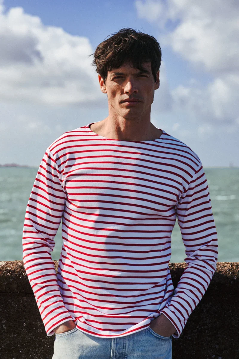 Expertly Made Breton striped shirt – thick cotton Prestigious