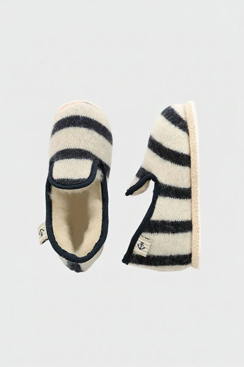 Sophisticated Striped Slippers – Size 24 to 31 Exclusive