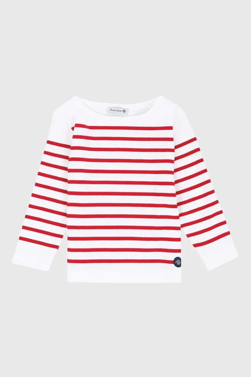 Superior Breton striped shirt Kids - interlock cotton Safe
