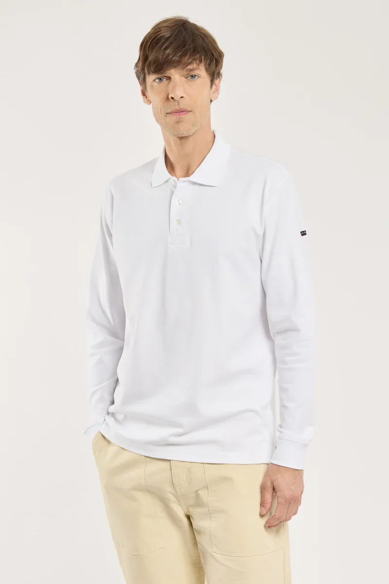 Sophisticated Polo shirt – pique cotton Safe