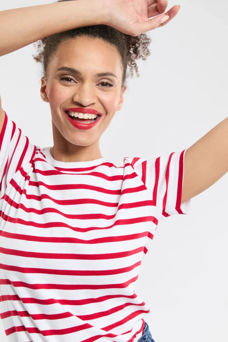 Outstanding Breton striped shirt – cotton Certified