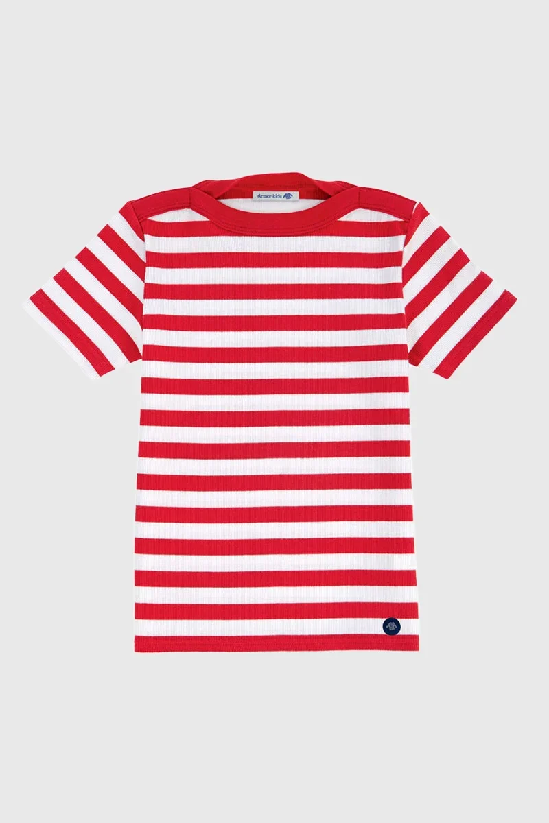 Fashionable Breton striped shirt Kids – cotton and elastane Sophisticated