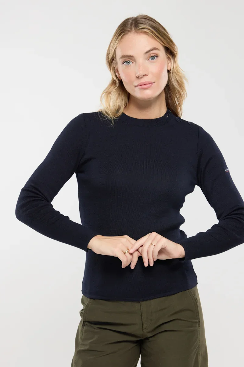 Fine Fisherman jumper Paimpol – wool and acrylic Fashionable