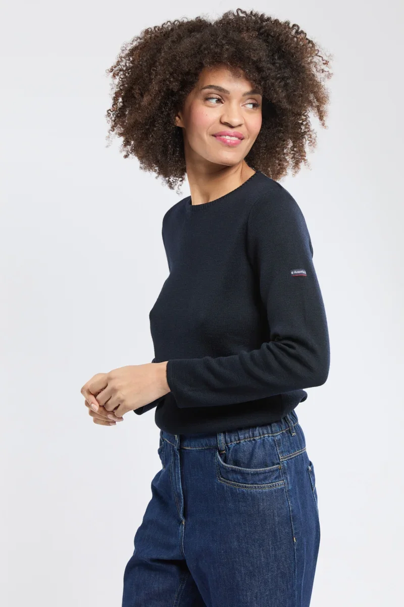 Convenient Crewneck jumper – wool and acrylic High-Grade