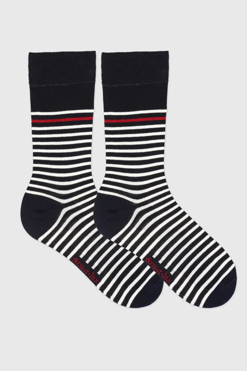 Selected Striped socks – cotton Original Design