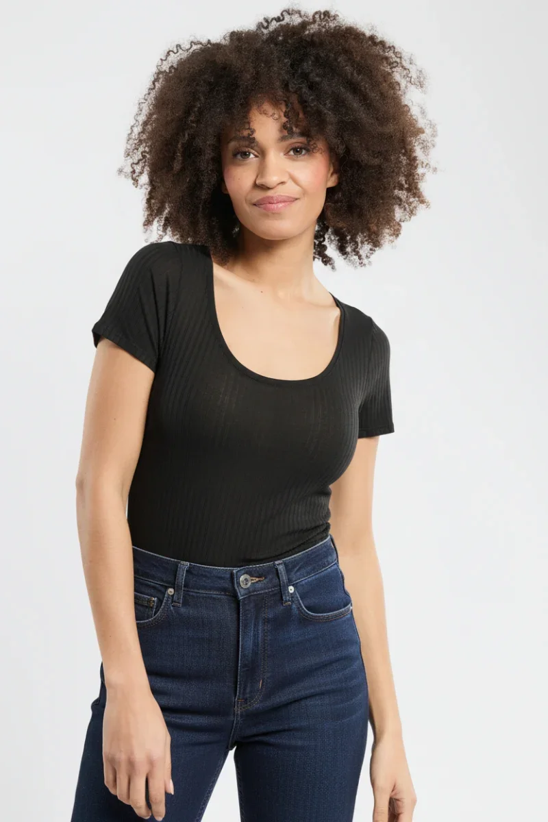 Natural Plain T-shirt – Lyocell and cotton Functional