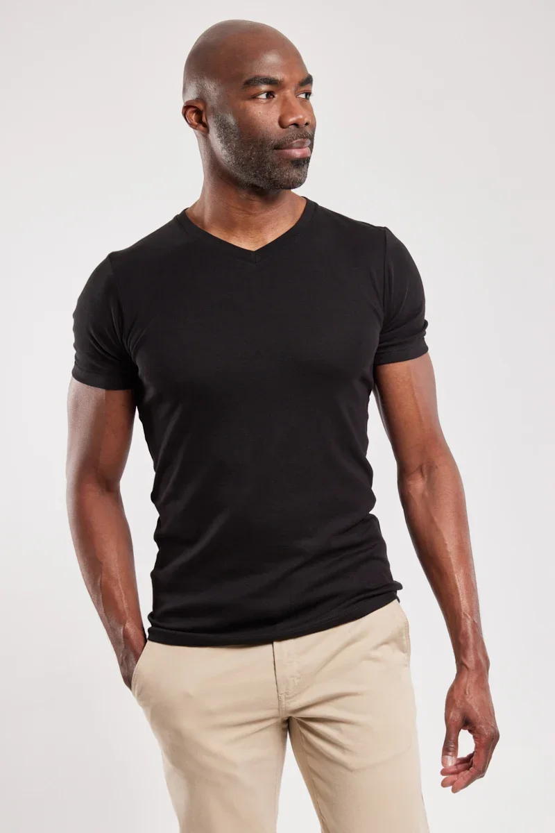 Genuine Plain T-shirt – Lyocell and cotton Contemporary