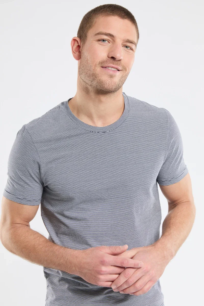 Excellent Crew neck T-shirt – cotton and modal Trendy