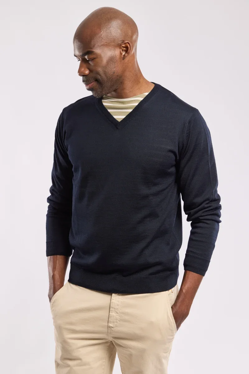 Natural Bérac V-neck jumper Quality
