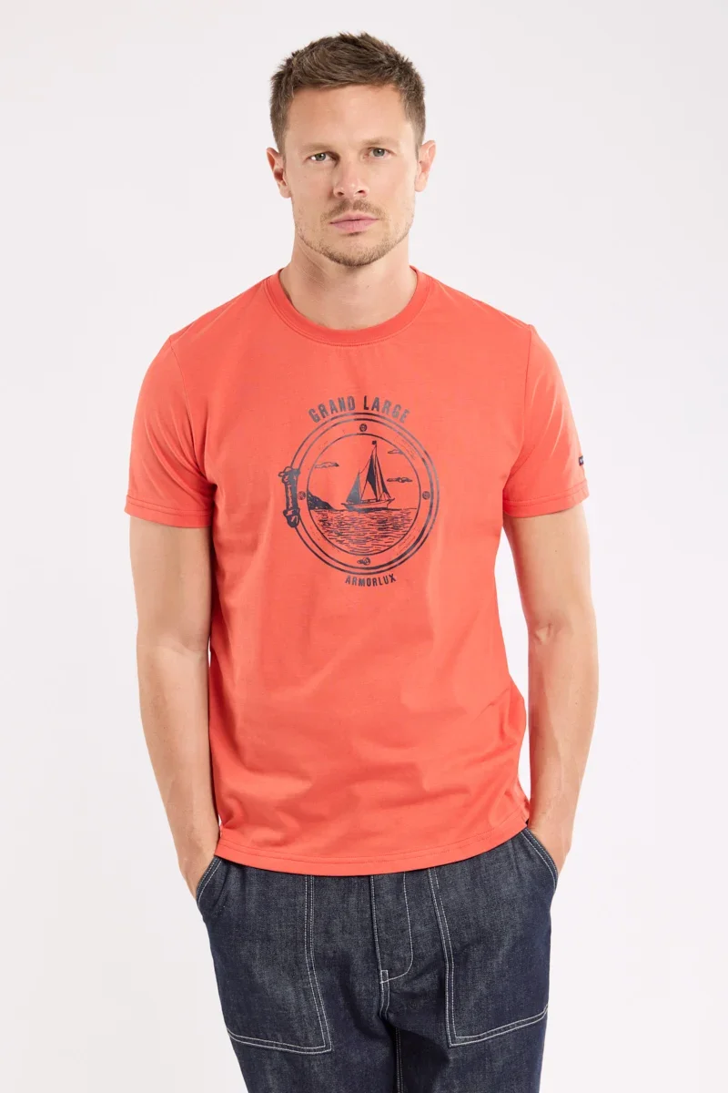 Breathable Screen-printed T-shirt – light cotton Artisan