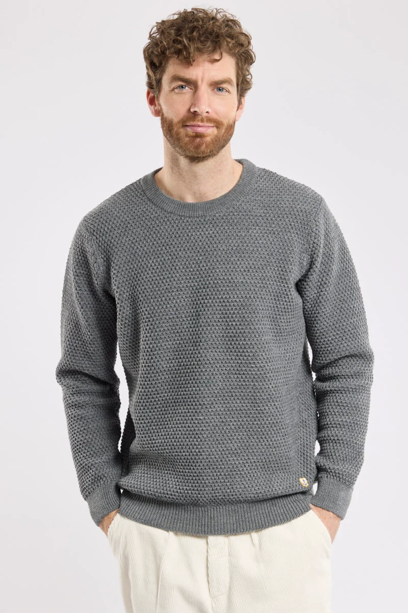 Breathable Crew neck jumper – wool Long-Lasting