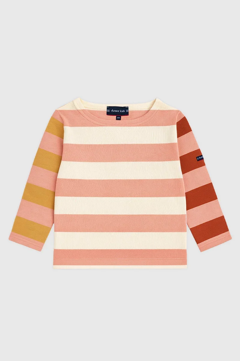 Pure Tricolour striped shirt Kids – cotton Luxury