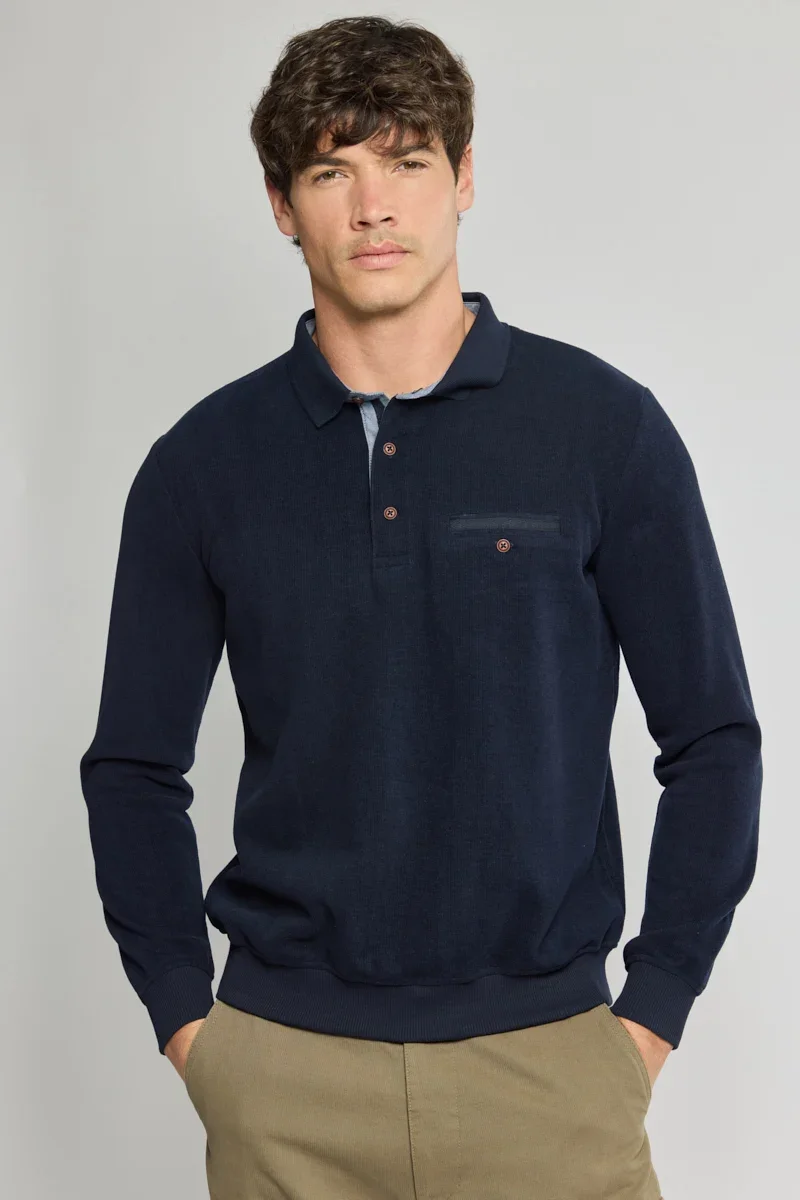 Quality Long-sleeved polo shirt Professional
