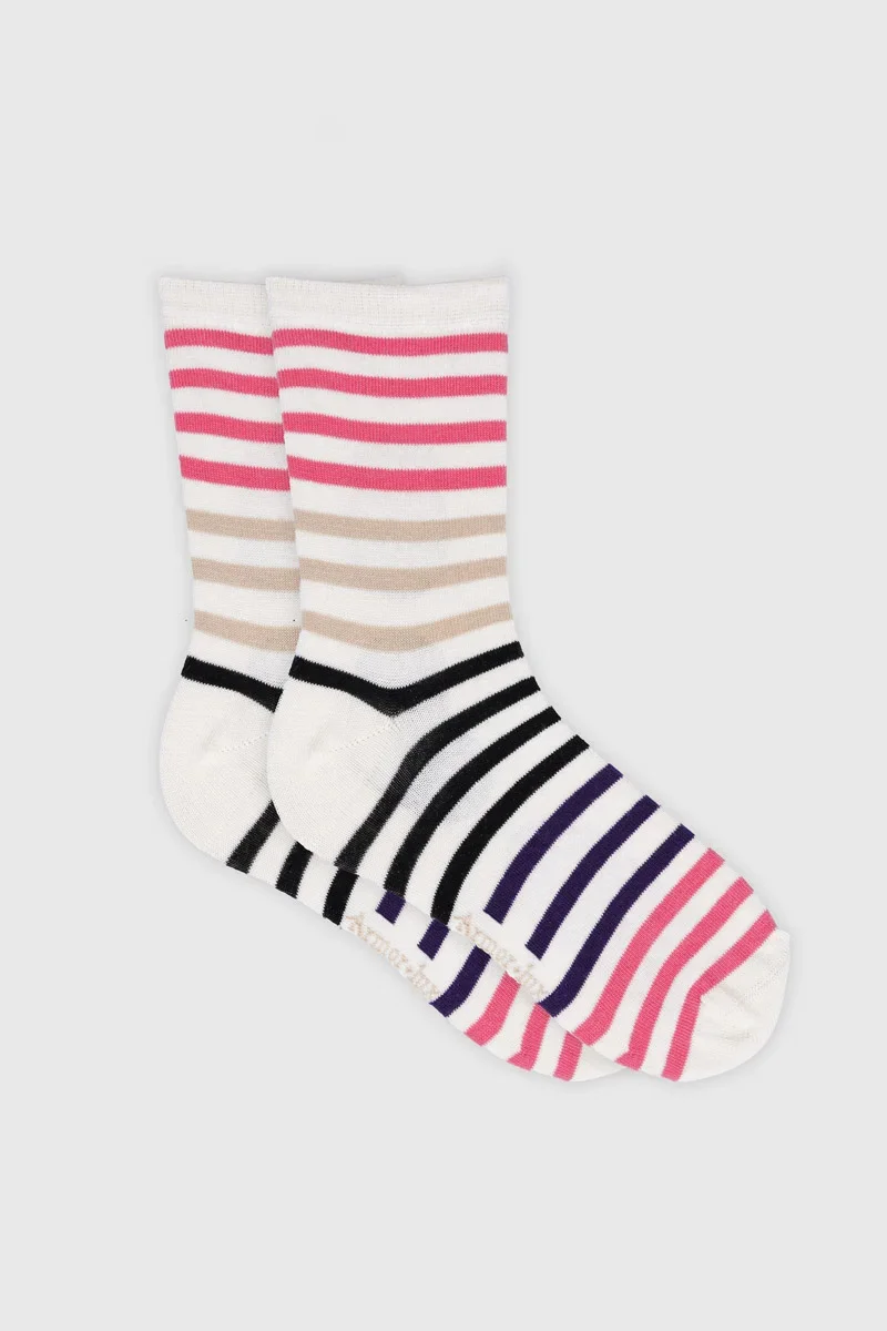 Contemporary Striped socks – cotton Quality