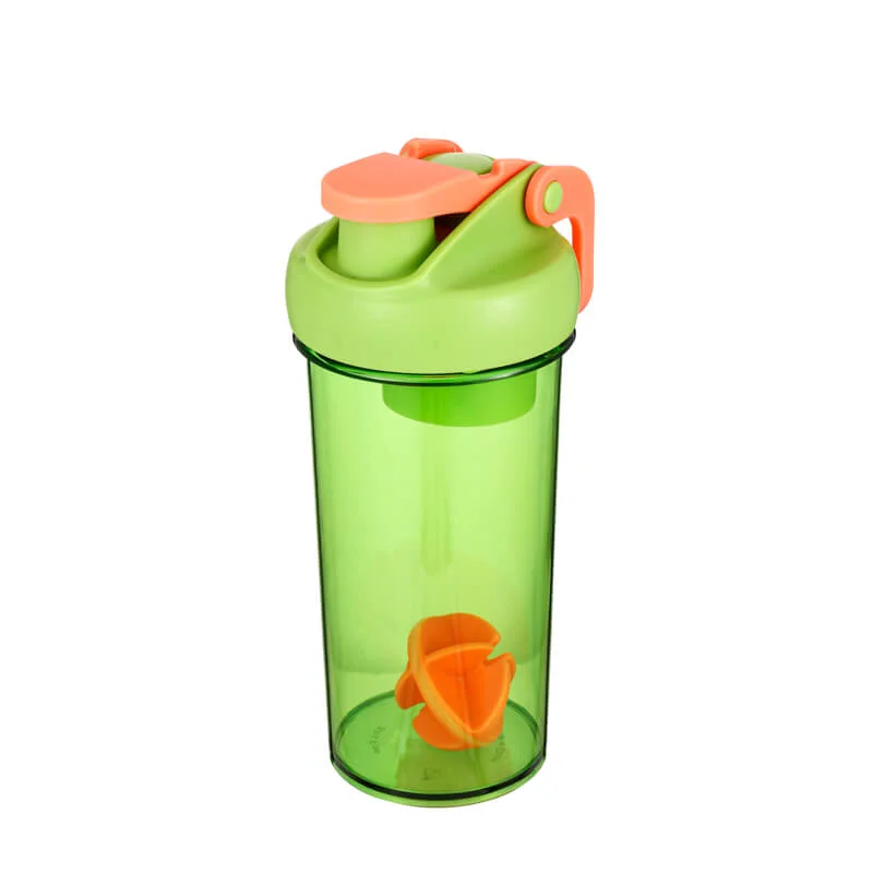 Unique Plastic Shaker Bottle with Multi-Functional Lid Easy-to-Use