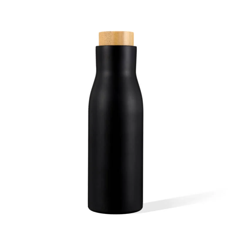Exceptional Stainless Steel Bottle With Bamboo Lid Easy-to-Use