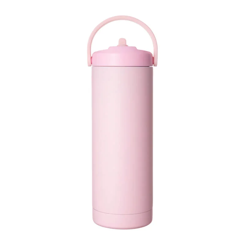 Consistent Stainless Steel Water Bottle With Straw 01074A Durable