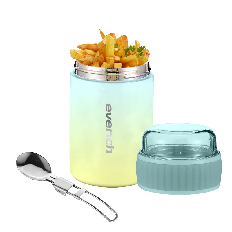 Sophisticated 12oz Kids Vacuum Food Container Thermos Jar 13750A Eco-Friendly