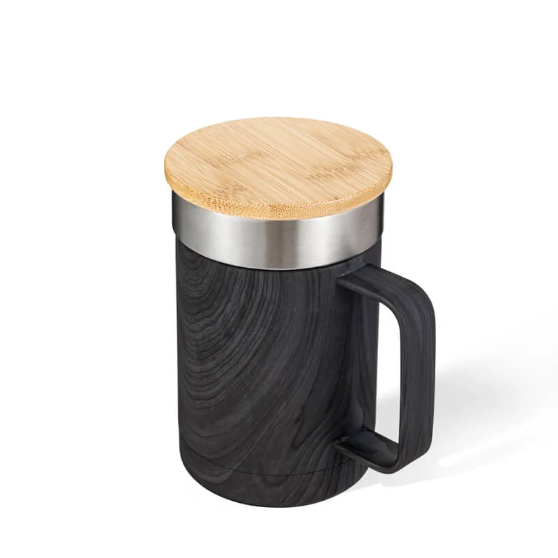 Unique Eco Friendly Coffee Mug With Bamboo Lid 04019 Fine