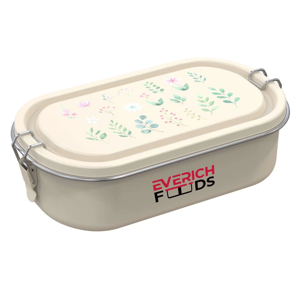 Sophisticated 900ml Stainless Steel Lunch Box for Office 13811C Stylish