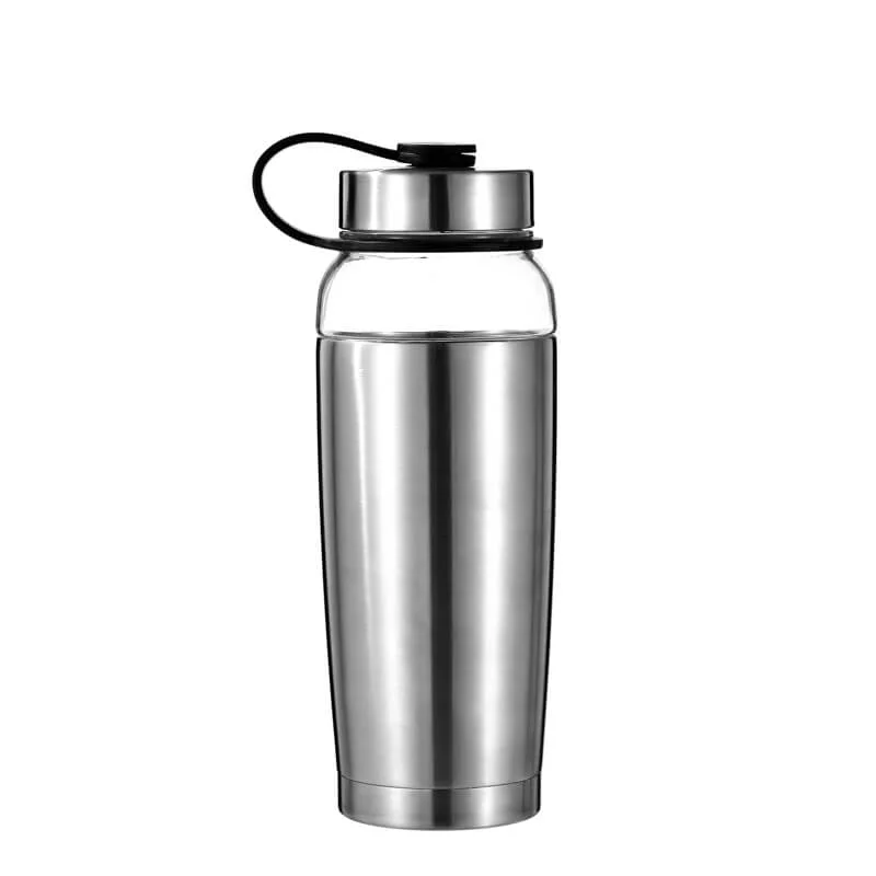 Green 20oz Vacuum Bottle with Plastic Mouth 01680A Stylish