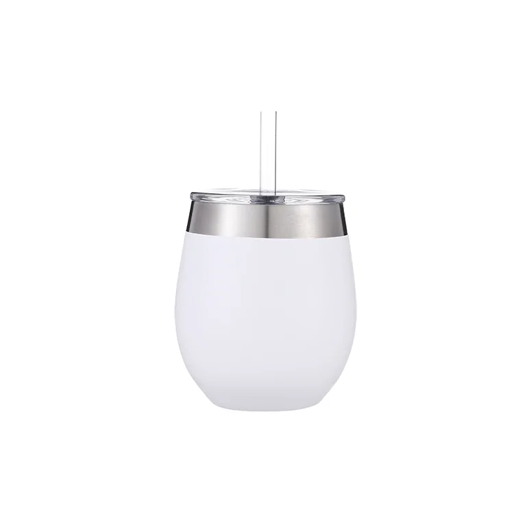 Premium 8 12OZ Insulated Stainless Steel Wine Glass Tumbler 02548C1 C2 Premium Material