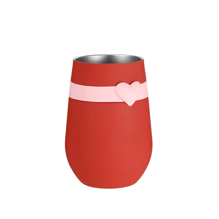 Minimalist 8 12OZ Stainless Steel Custom Wine Tumbler 02548E1 E2 Enhanced