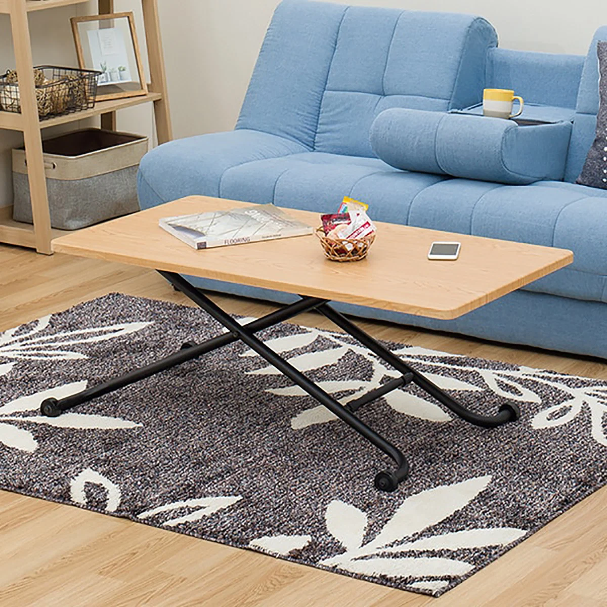Fashionable COFFEE TABLE RIZA-N LBR BK First-Class