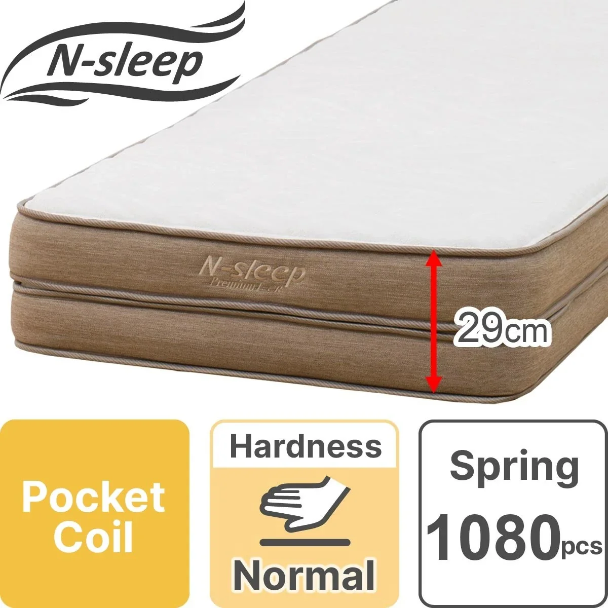 Natural S MATTRESS PREMIUM P1-02CR VH Crafted