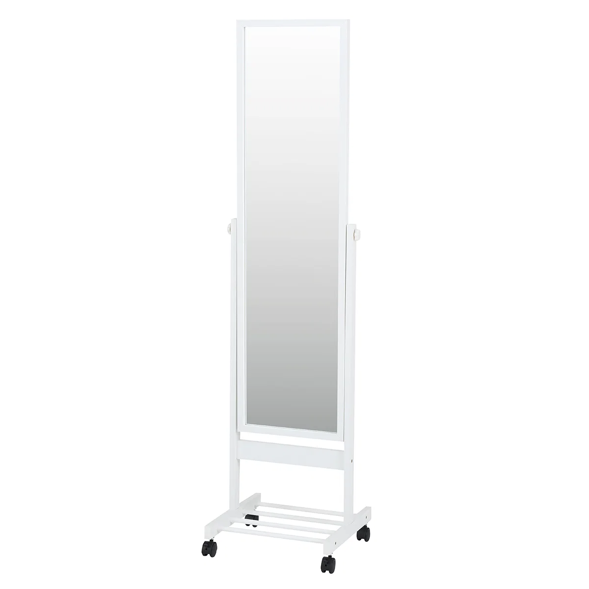 Verified STANDING MIRROR CASTER FF4 WH Fashionable