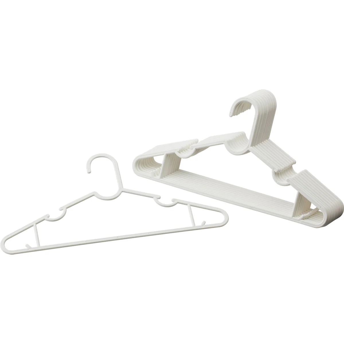 Long-Lasting LAUNDRY Y-SHIRT HANGER 10P YSH-4007NW World-Class