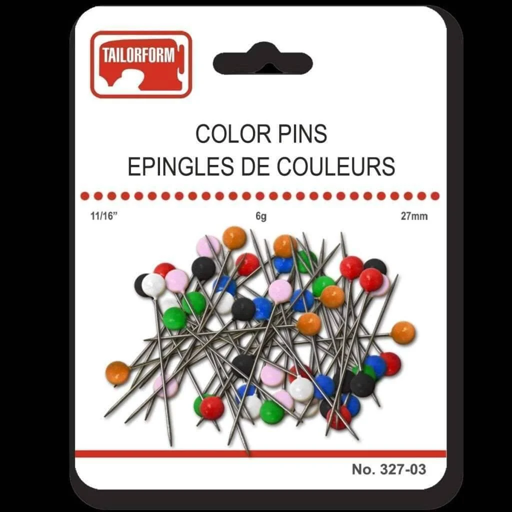 Long-Lasting Coloured Head Pins Optimized