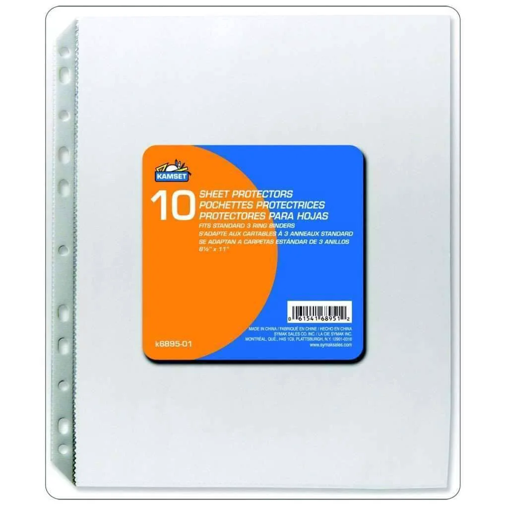 Sophisticated Sheet Protectors – 10 Professional