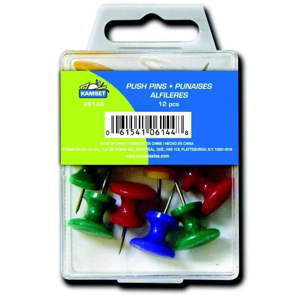 Optimized 12 Push Pins – Jumbo Powerful