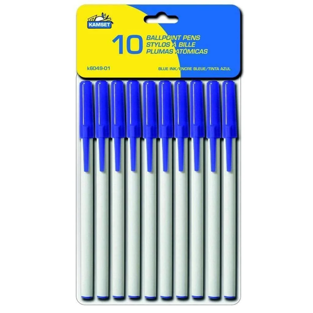 Exclusive Ballpoint Pens – 10 Blue Original