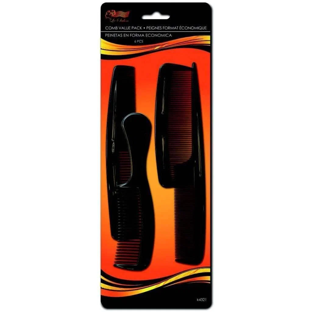 Detailed Combs 6 Value Pack Sustainable