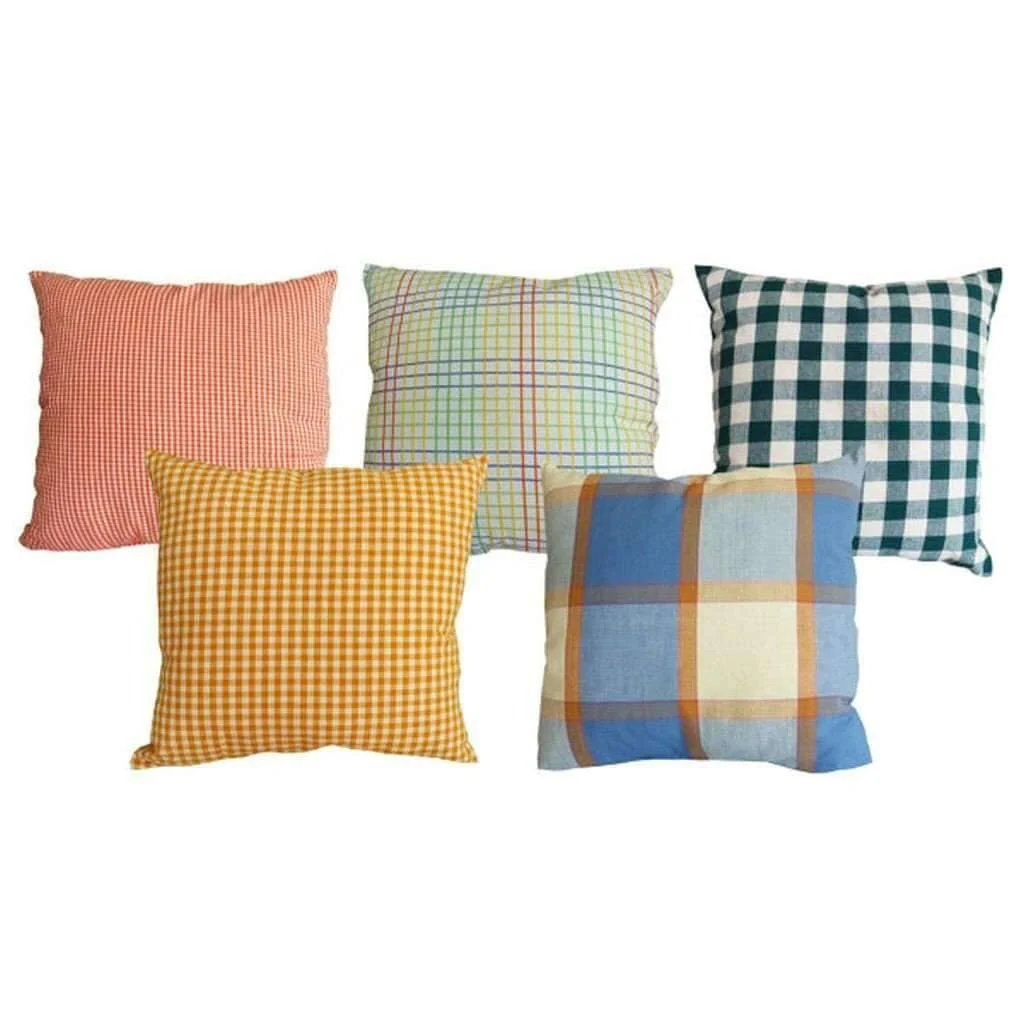 Easy-to-Use Decorative Cushions Asst Plaid And Stripe 18×18 Soft