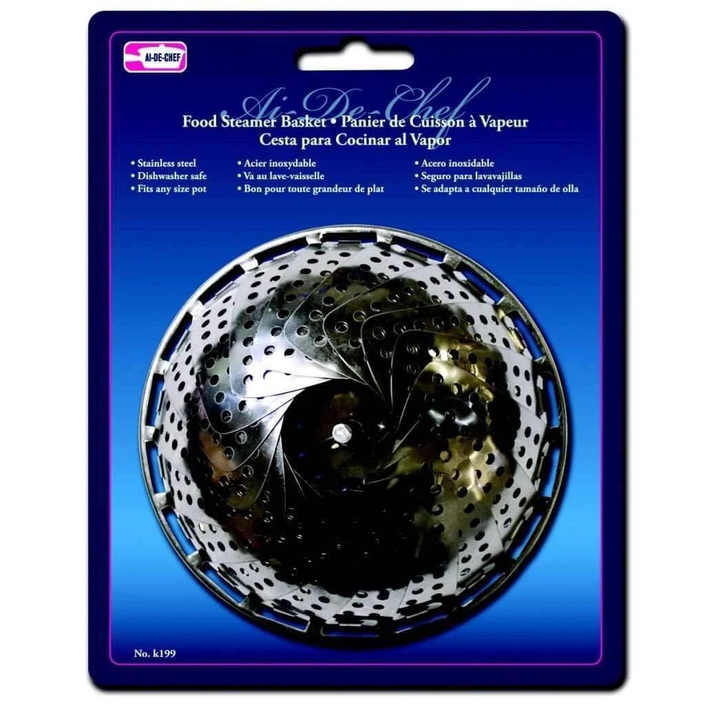 Dependable Food Steamer Basket Stainless Lightweight