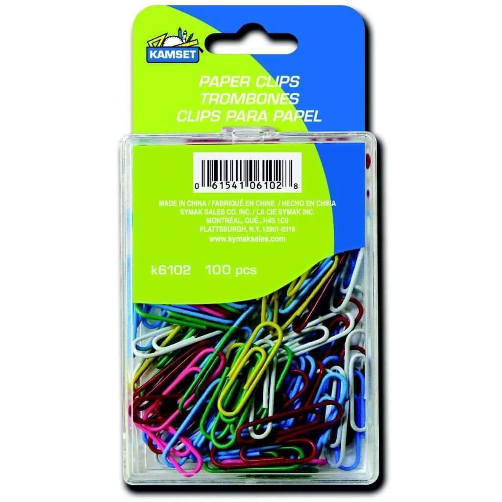 Innovative 100 Paper Clips – 28mm Asst Premium Material