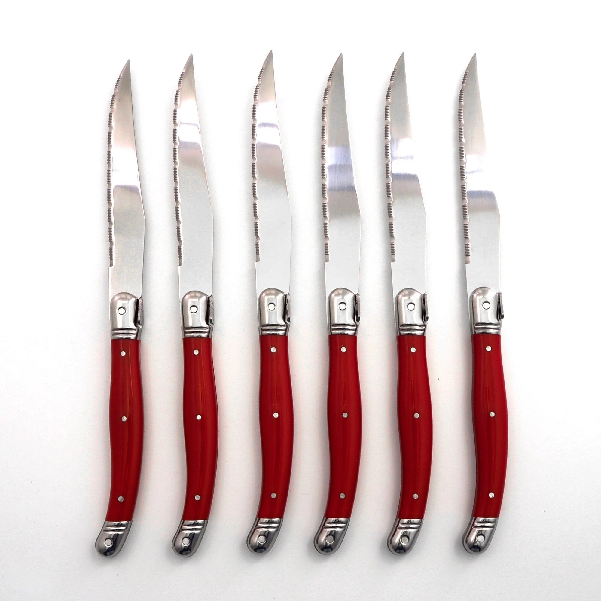 Exceptional À la Cuisine – Lagiole Stainless Steel Steak Knives Flexible